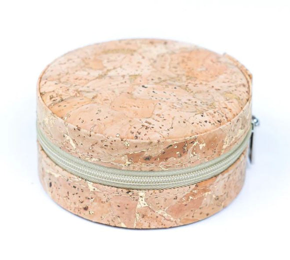 Cork Jewellery Box Gold outer