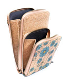 Cork Crossbody Mobile Pouch