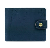 Cork Wallet Black Bifold front