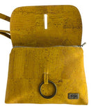 Mia Cork Sling Bag Yellow Blue Open