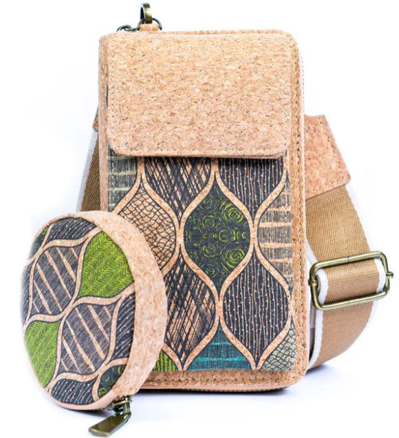 Traveller Cork Phone Bag Front